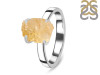 Citrine Raw Crystal Ring CIT-RR-200.