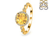 Citrine & White Topaz Ring CIT-RR-267.