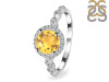 Citrine & White Topaz Ring CIT-RR-267.