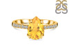 Citrine & White Topaz Ring CIT-RR-344A.
