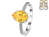 Citrine & White Topaz Ring CIT-RR-344A.