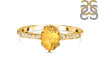 Citrine & White Topaz Ring CIT-RR-35.