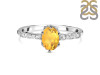 Citrine & White Topaz Ring CIT-RR-35.