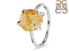 Citrine Raw Crystal Ring CIT-RR-350.