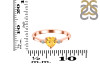 Citrine & White Topaz Ring CIT-RR-425.