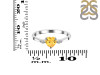 Citrine & White Topaz Ring CIT-RR-425.