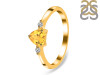 Citrine & White Topaz Ring CIT-RR-425.