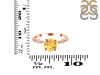 Citrine & White Topaz Ring CIT-RR-426.