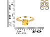 Citrine & White Topaz Ring CIT-RR-426.