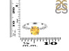 Citrine & White Topaz Ring CIT-RR-426.