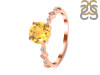 Citrine & White Topaz Ring CIT-RR-426.