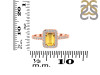Citrine & White Topaz Ring CIT-RR-432.