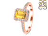 Citrine & White Topaz Ring CIT-RR-432.