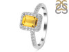 Citrine & White Topaz Ring CIT-RR-432.