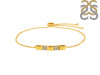 Citrine & White Topaz Bracelet CIT-RDB-147.
