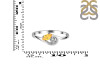 Citrine & White Topaz Ring CIT-RDR-2611.