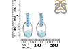 Close Out Larimar & Blue Topaz Earring LAR-CO-RDE-104.