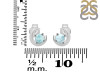 Close Out Larimar Stud Earring  LAR-CO-RDE-1273.
