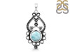 Close Out Larimar Pendant LAR-CO-RDEP-90.