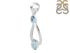 Close Out Larimar & Blue Topaz Pendant LAR-CO-RDP-132.