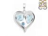Close Out Larimar & Blue Topaz Pendant LAR-CO-RDP-154.
