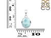 Close Out Larimar Pendant LAR-CO-RDP-682.