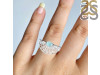 Close Out Larimar & Moonstone Ring LAR-CO-RDR-1034.
