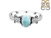 Close Out Larimar & White Topaz Ring LAR-CO-RDR-1442.