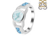 Close Out Larimar & Blue Topaz Ring LAR-CO-RDR-43.