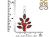 Red Coral/Garnet Pendant-2SP COR-1-108