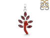 Red Coral/Garnet Pendant-2SP COR-1-115