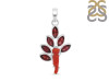 Red Coral/Garnet Pendant-2SP COR-1-117