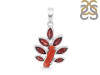 Red Coral/Garnet Pendant-2SP COR-1-119