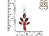 Red Coral/Garnet Pendant-2SP COR-1-120