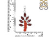 Red Coral/Garnet Pendant-2SP COR-1-121