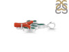 Red Coral/Green Onyx Pendant-2SP COR-1-140