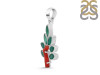 Red Coral/Green Onyx Pendant-2SP COR-1-141