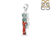 Red Coral/Green Onyx Pendant-2SP COR-1-156