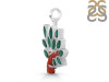 Red Coral/Green Onyx Pendant-2SP COR-1-159