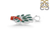 Red Coral/Green Onyx Pendant-2SP COR-1-159