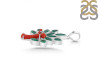 Red Coral/Green Onyx Pendant-2SP COR-1-160