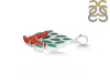 Red Coral/Green Onyx Pendant-2SP COR-1-161