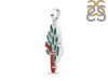 Red Coral/Green Onyx Pendant-2SP COR-1-162