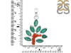 Red Coral/Green Onyx Pendant-2SP COR-1-163