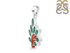 Red Coral/Green Onyx Pendant-2SP COR-1-163