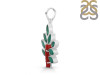 Red Coral/Green Onyx Pendant-2SP COR-1-164