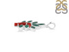 Red Coral/Green Onyx Pendant-2SP COR-1-164