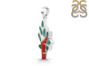 Red Coral/Green Onyx Pendant-2SP COR-1-165