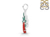 Red Coral/Green Onyx Pendant-2SP COR-1-166
