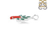 Red Coral/Green Onyx Pendant-2SP COR-1-166